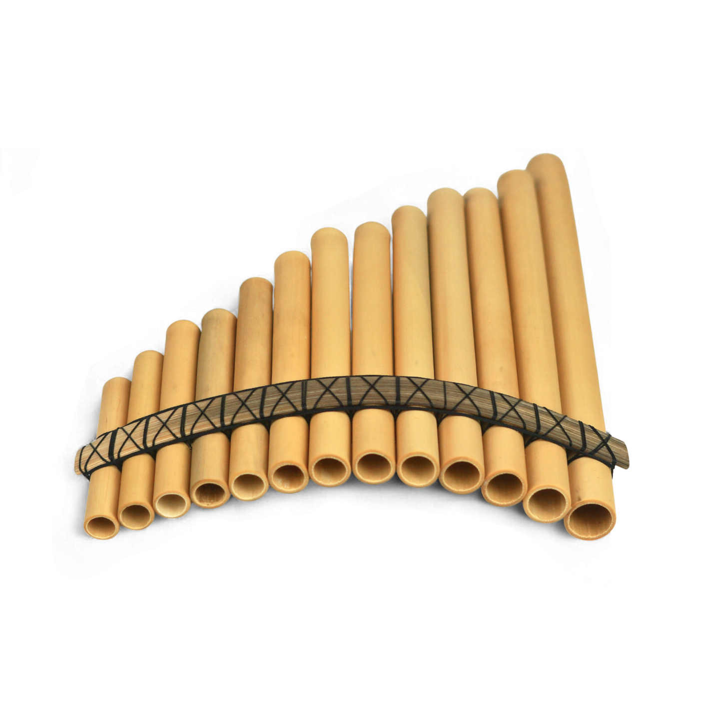 PAN FLUTES | GMP PREMIUM PERUVIAN FLUTE | TUNED 13-CANE BAMBOO PANPIPE