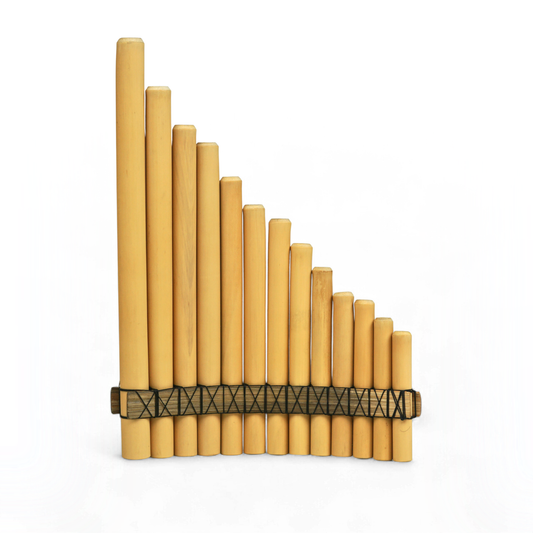 PAN FLUTES | GMP PREMIUM PERUVIAN FLUTE | TUNED 13-CANE BAMBOO PANPIPE