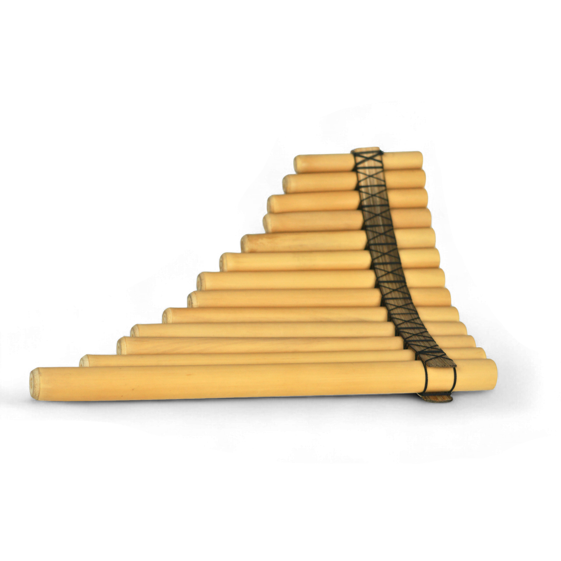 PAN FLUTES | GMP PREMIUM PERUVIAN FLUTE | TUNED 13-CANE BAMBOO PANPIPE