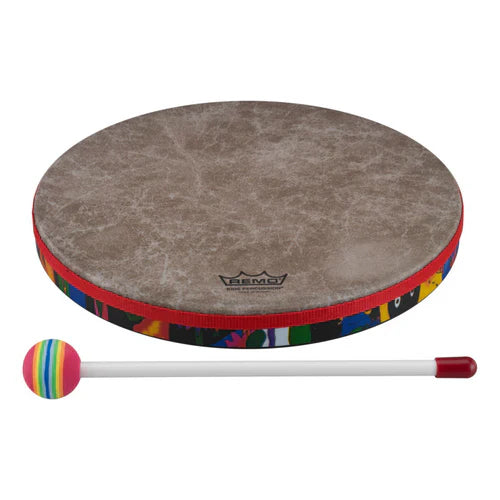 REMO Kid’s Hand Drum with Mallet - E15_ (choose size)
