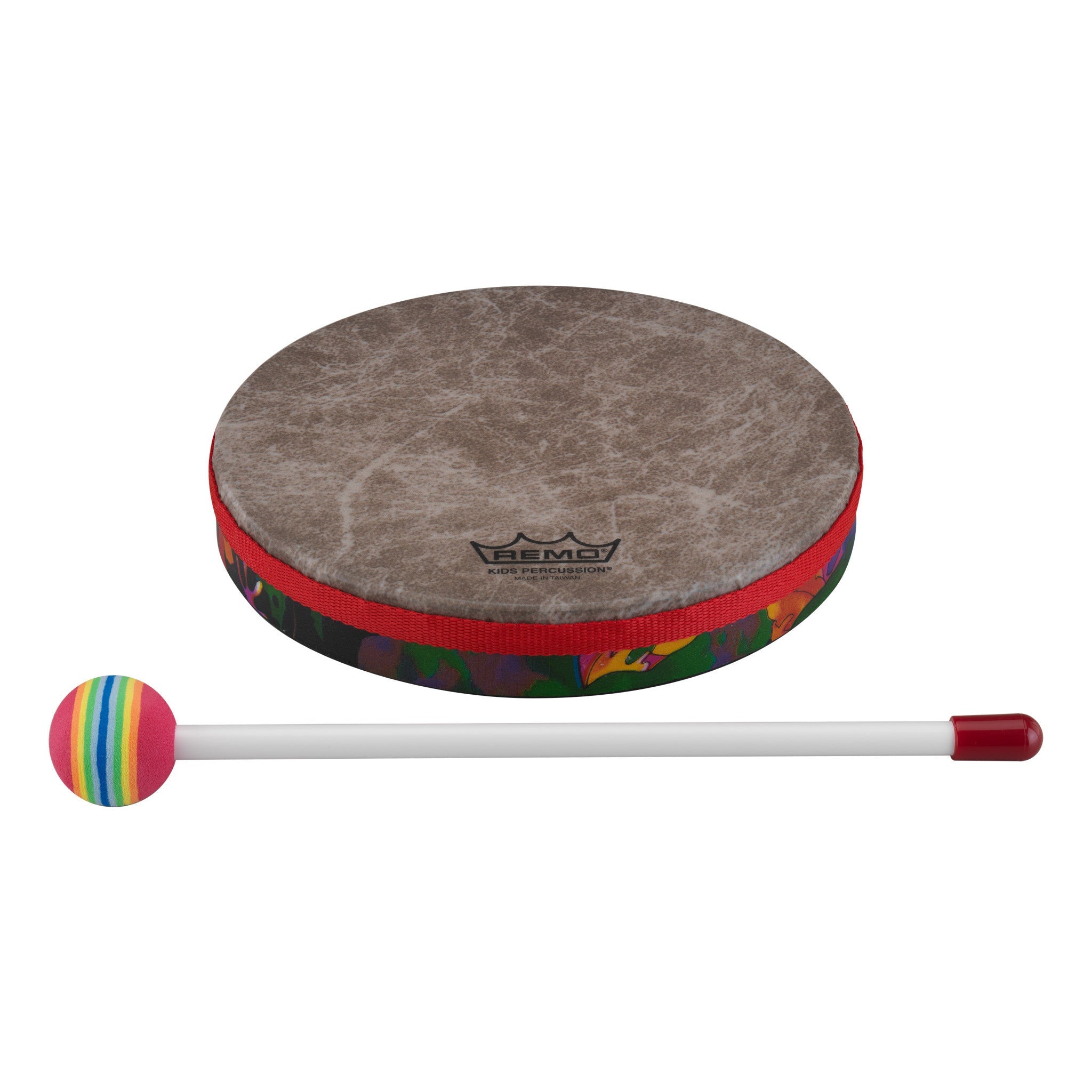 REMO Kids Hand Drum E15 – with Mallet, 5 Sizes | REMO – Empire