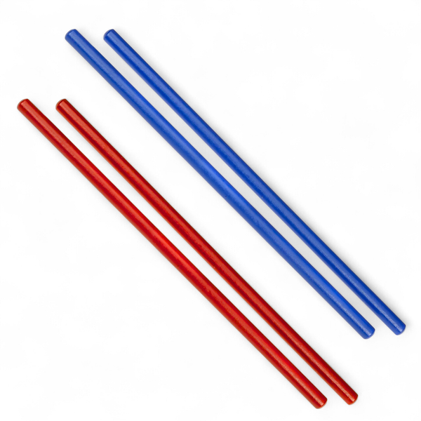 Rhythm Sticks pair Plain - E633 (red or blue) - EMUS