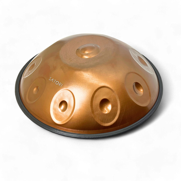 SATORI 22’’ Steel Handpan Drum - HD-HB10 (Copper Silver Brown)