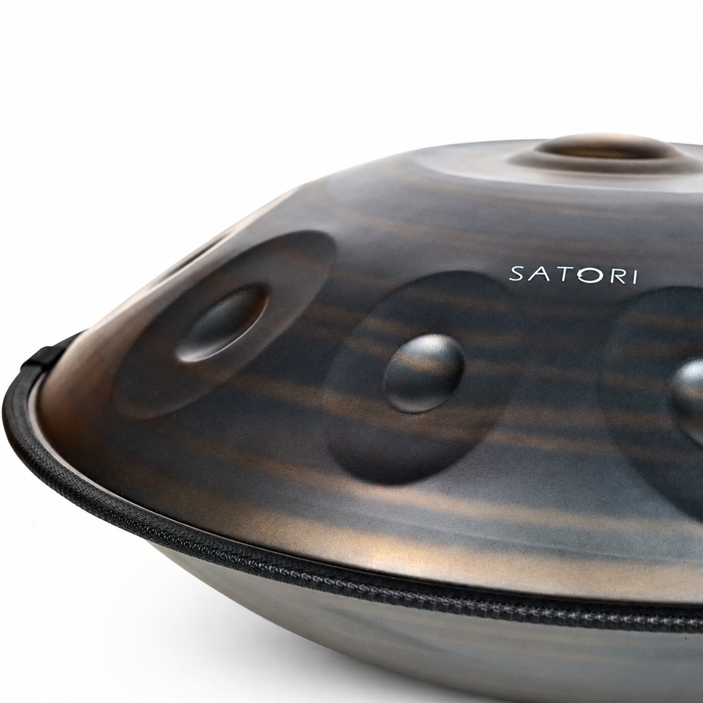 SATORI 22’’ Steel Handpan Drum - HD-HB10 (Copper Silver Brown)