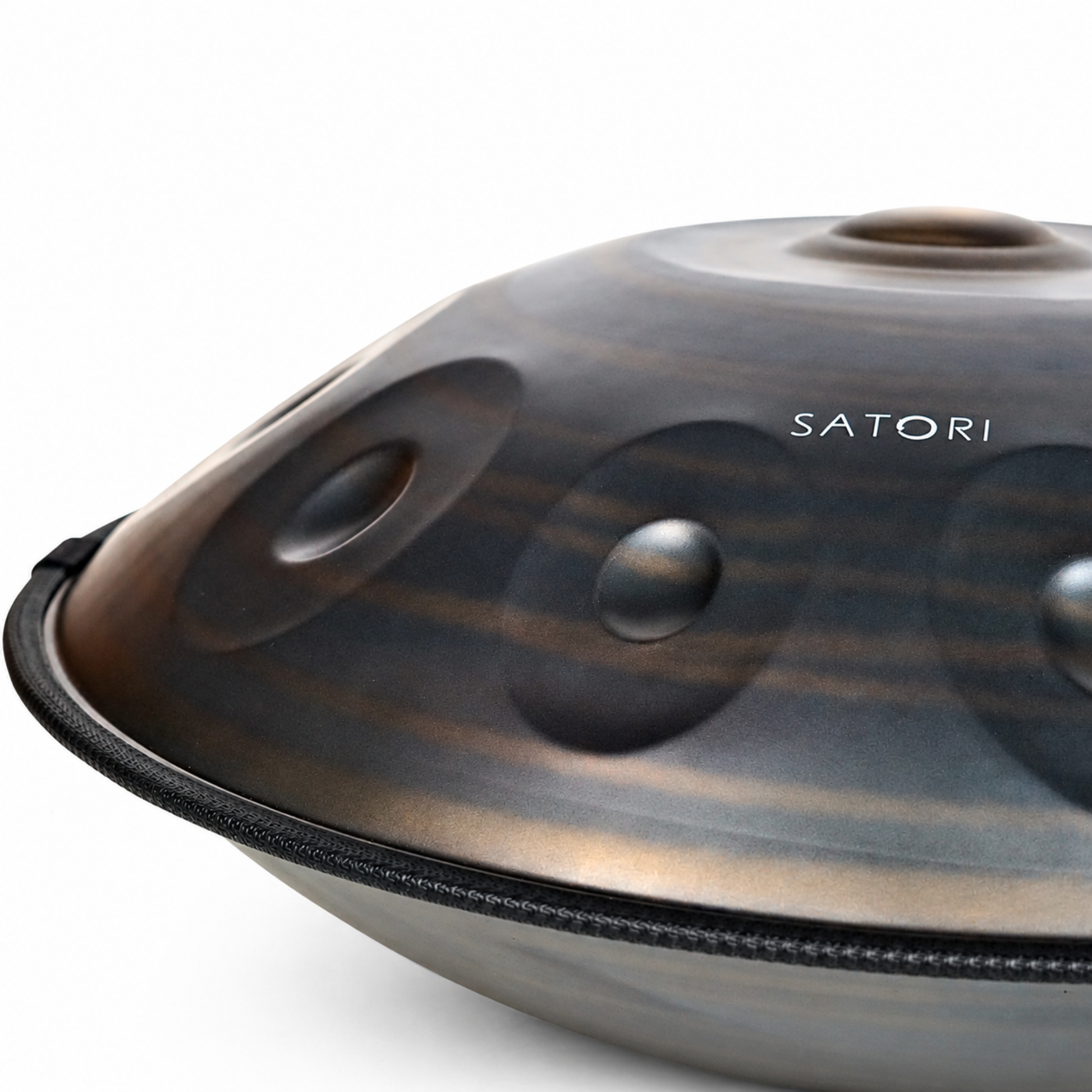 SATORI 22’’ Steel Handpan Drum - HD-HB10 (Copper Silver Brown)