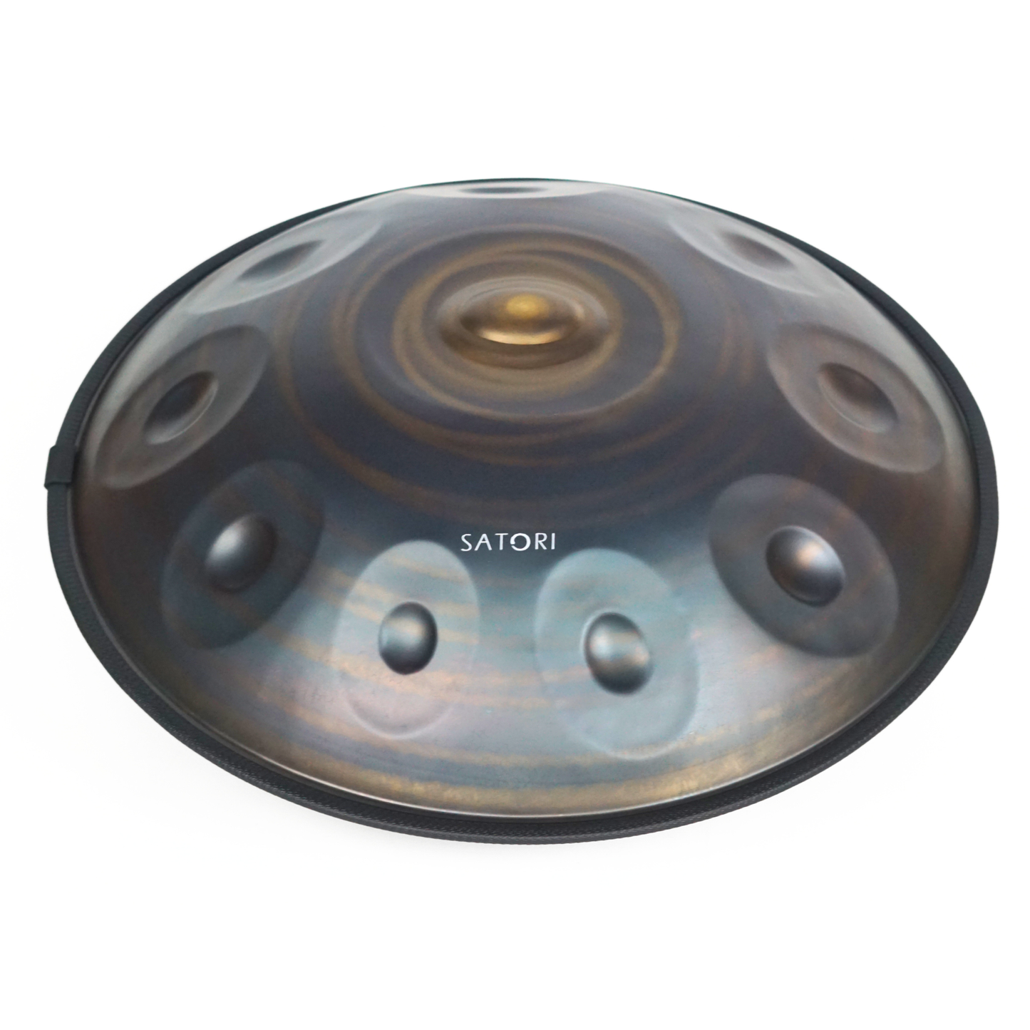 SATORI 22’’ Steel Handpan Drum - HD-HB10 (Copper Silver Brown)