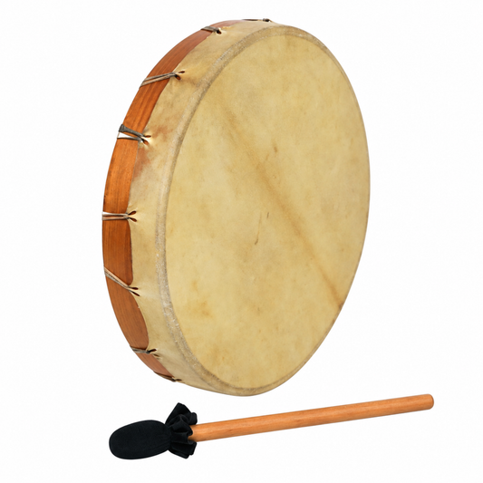 GMP Goatskin Frame Drum, 16" with Mallet - SHAMAN-16GS