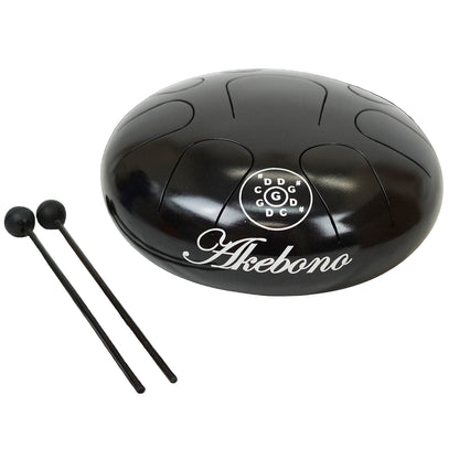 Steel Tongue Drum, Black (Aeolian & Akebono) - Empire Music Co. Ltd-Metal drum-Groove Masters Percussion