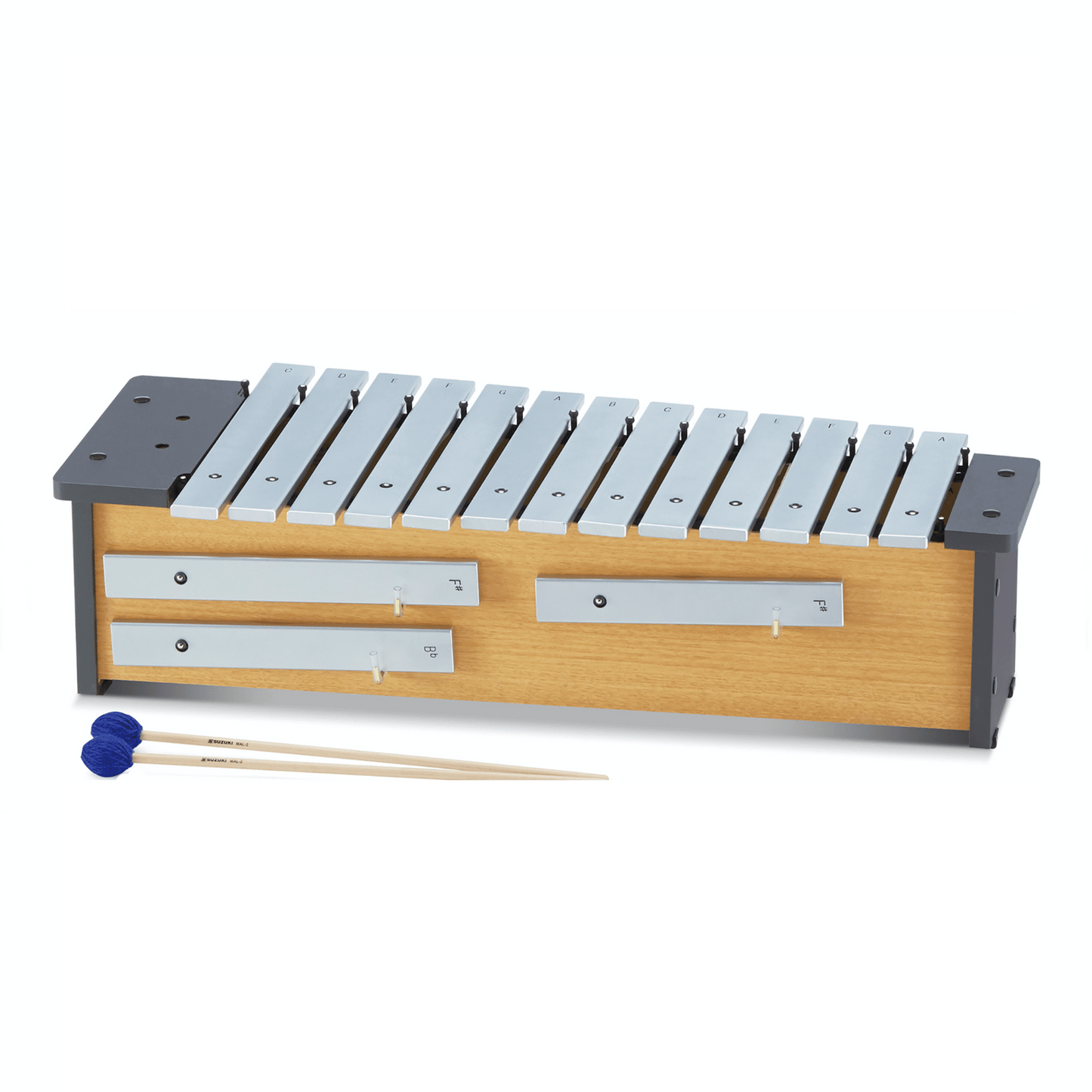 SUZUKI Alto Diatonic Metallophone - MPA-16 - Empire Music Co. Ltd-Glockenspiels & Xylophones-Suzuki