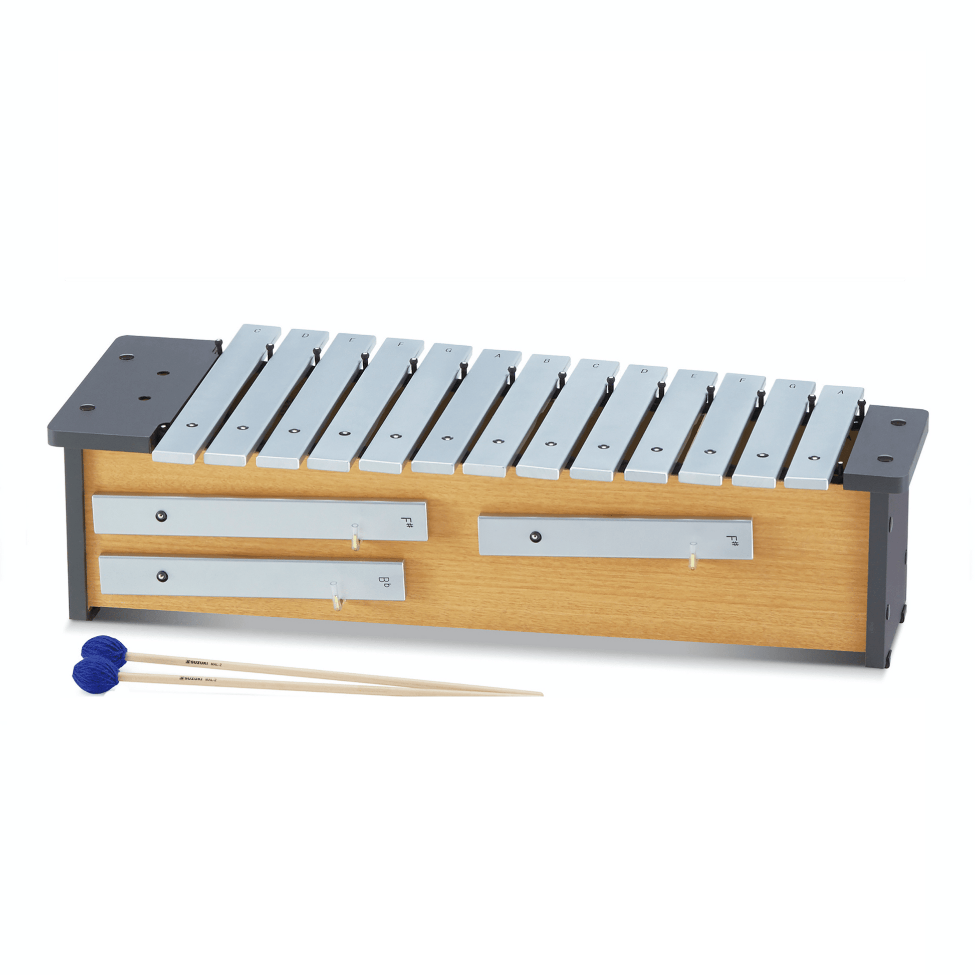 SUZUKI Alto Diatonic Metallophone - MPA-16 - Empire Music Co. Ltd-Glockenspiels & Xylophones-Suzuki