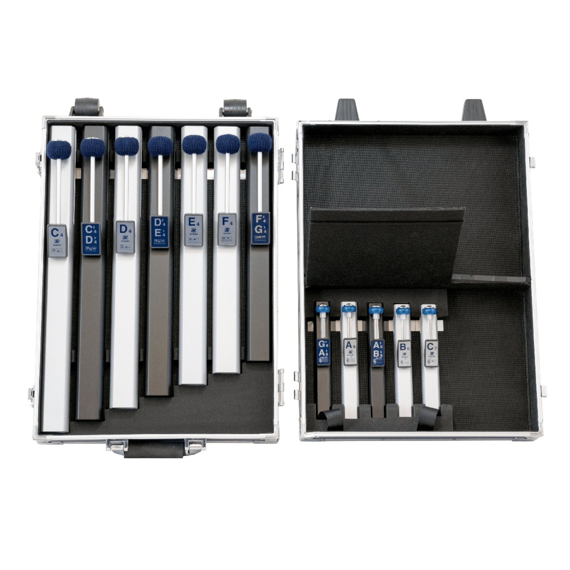 SUZUKI ToneChime 12-Note Chromatic Add-On Set - HB-120A - Empire Music Co. Ltd-Hand Bells & Chimes-Suzuki