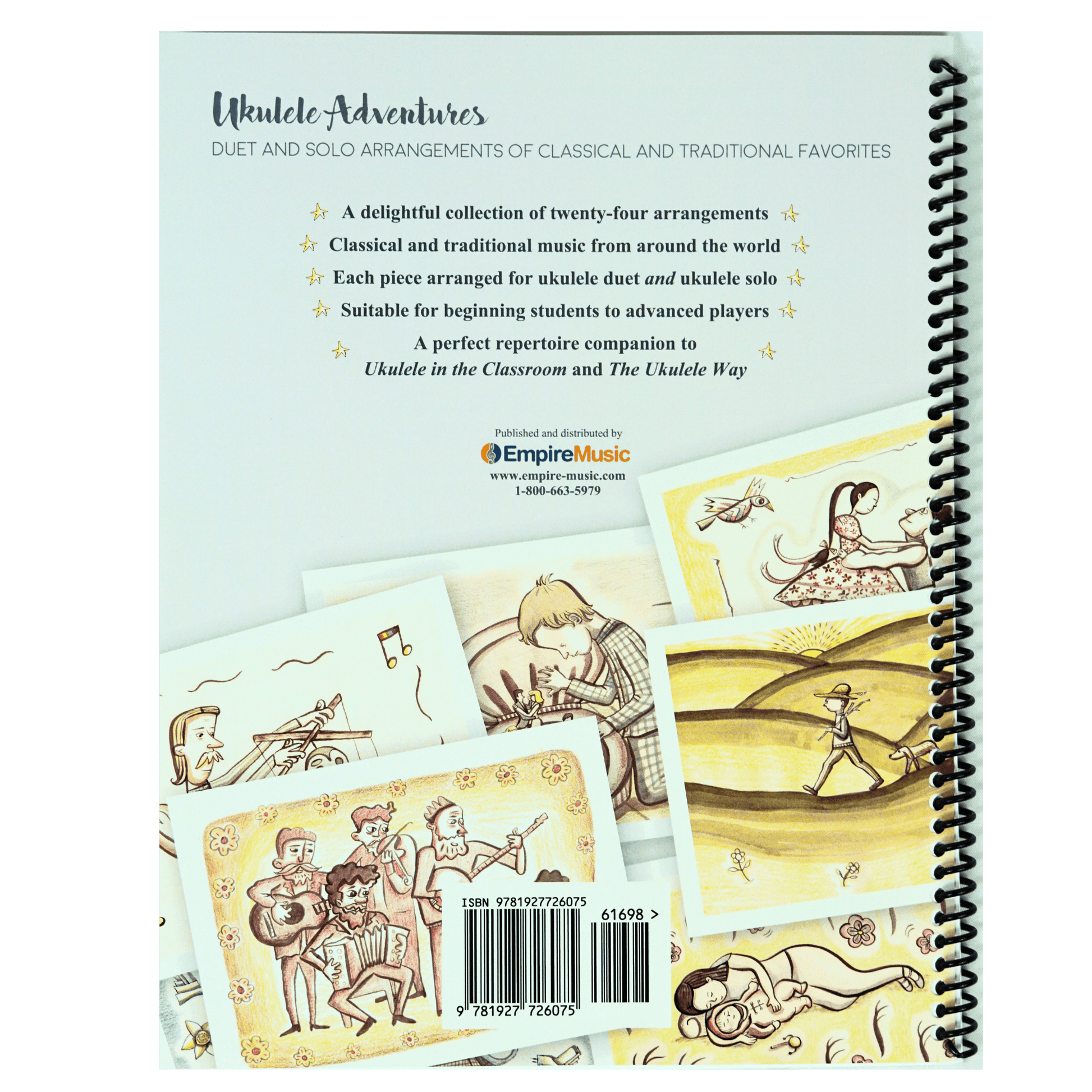 Ukulele Adventures by Brian Fergus - QUA - Empire Music Co. Ltd-Books-EMUS