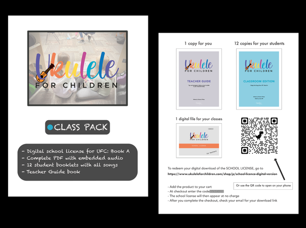 Ukulele for Children: Class Pack By Christina O’Brien - UFC-CP12 - Empire Music Co. Ltd
