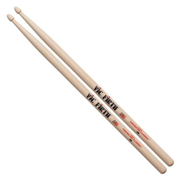Vic Firth 5B Drum Sticks Wooden Tip