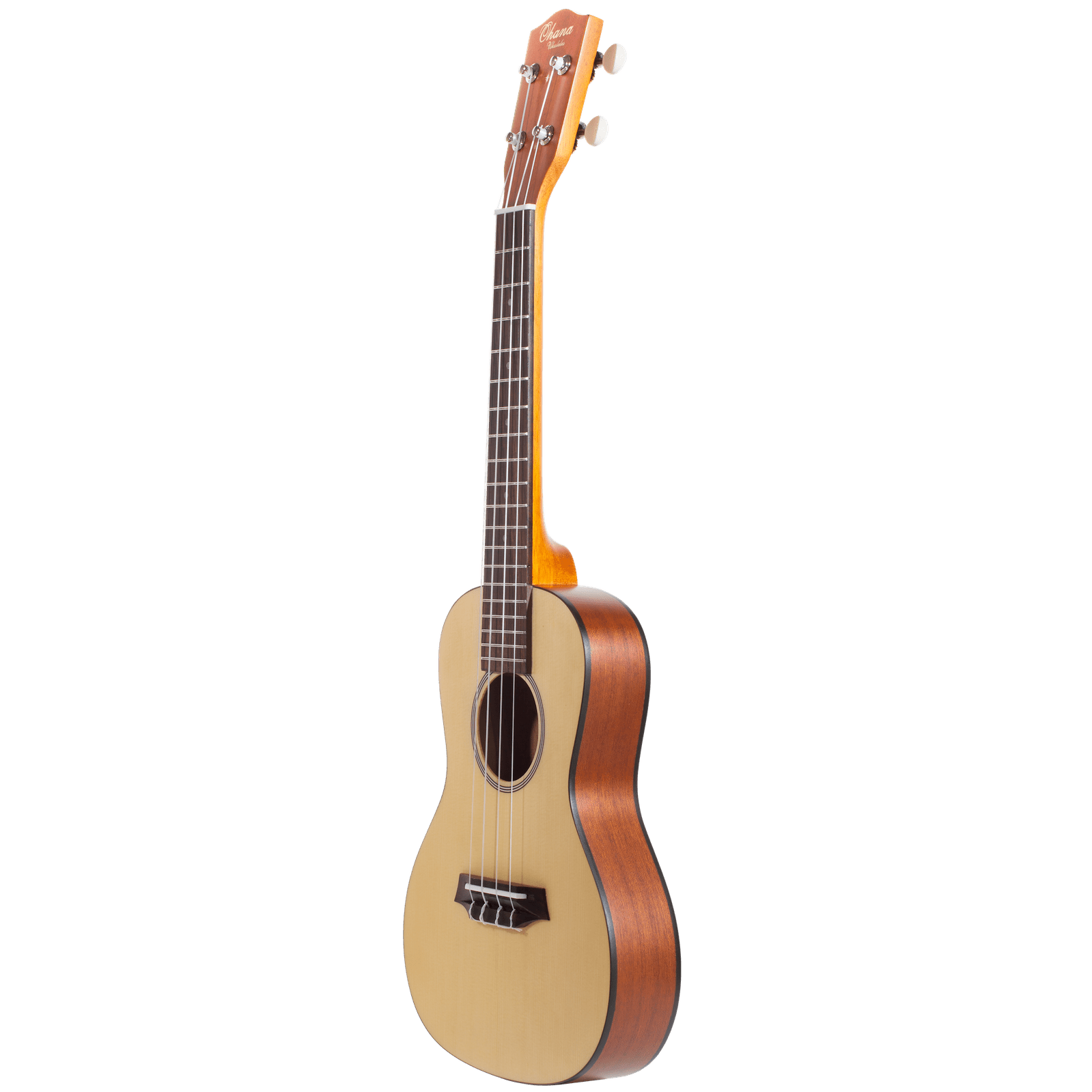 Ohana Concert Ukulele with Pickup, Slim-Line Solid Top ,O-CK-22E