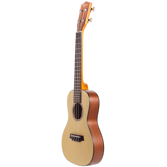 Ohana Concert Ukulele with Pickup, Slim-Line Solid Top ,O-CK-22E