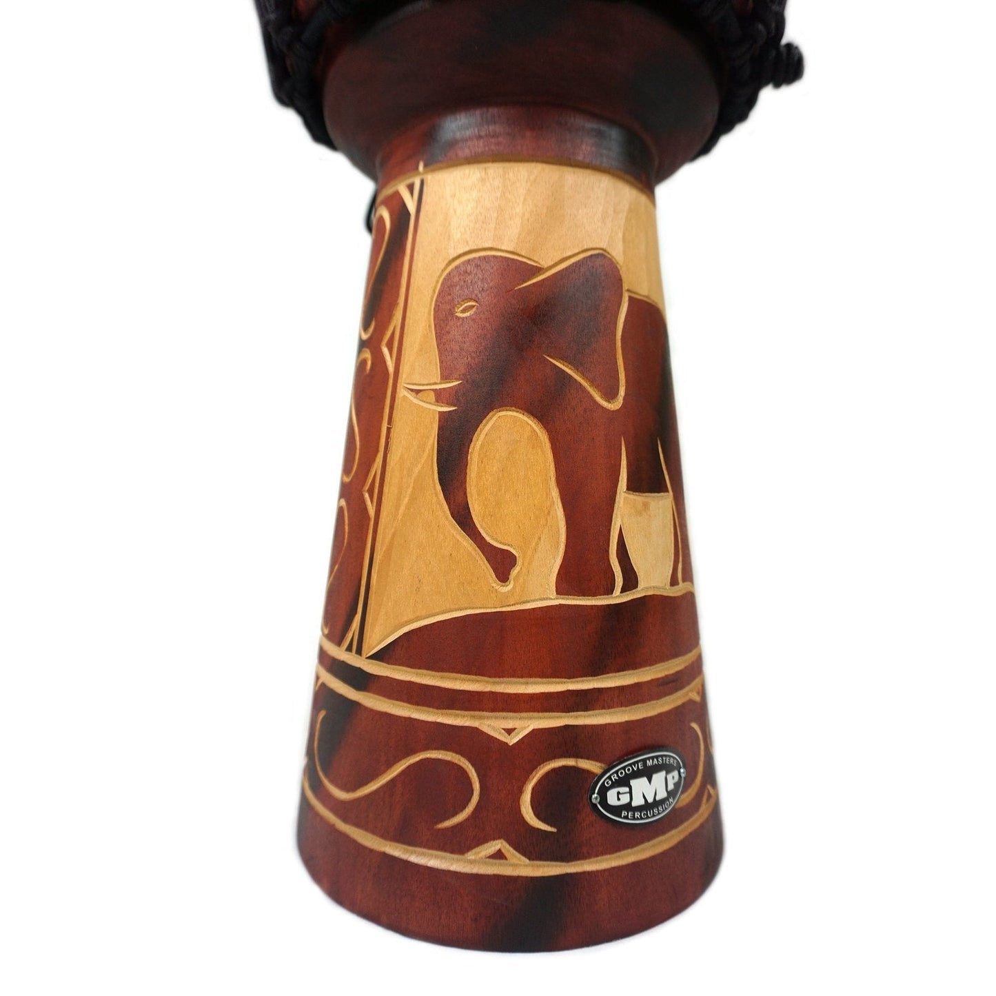 GMP Elephant Carved Djembe (3 Sizes) - Empire Music Co. Ltd-Djembe-Groove Masters Percussion