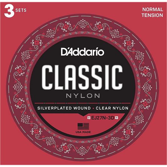 Nylon Guitar String Set (6 Strings, Sold Individually & As Set) - Empire Music Co. Ltd-String Instrument Accessories-D'Addario