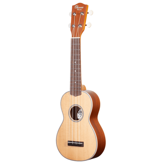 Ohana Soprano Ukulele, Spruce and Mahogany (Solid Top),O-SK-22 - Empire Music Co. Ltd-Musical Instrument-Ohana
