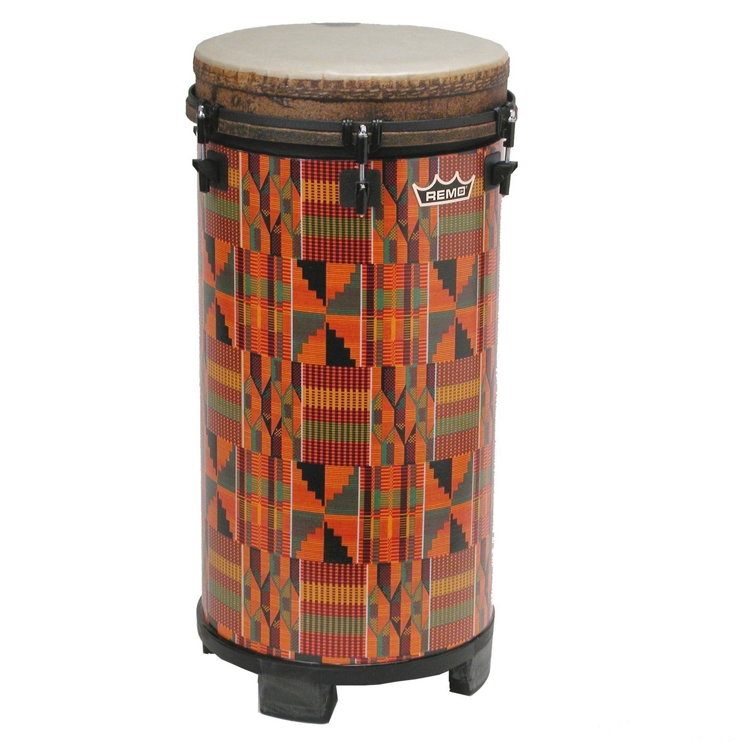 REMO Tunable Tubano, Kinte Kloth design (3 Sizes) - Empire Music Co. Ltd-Hand Drums-REMO