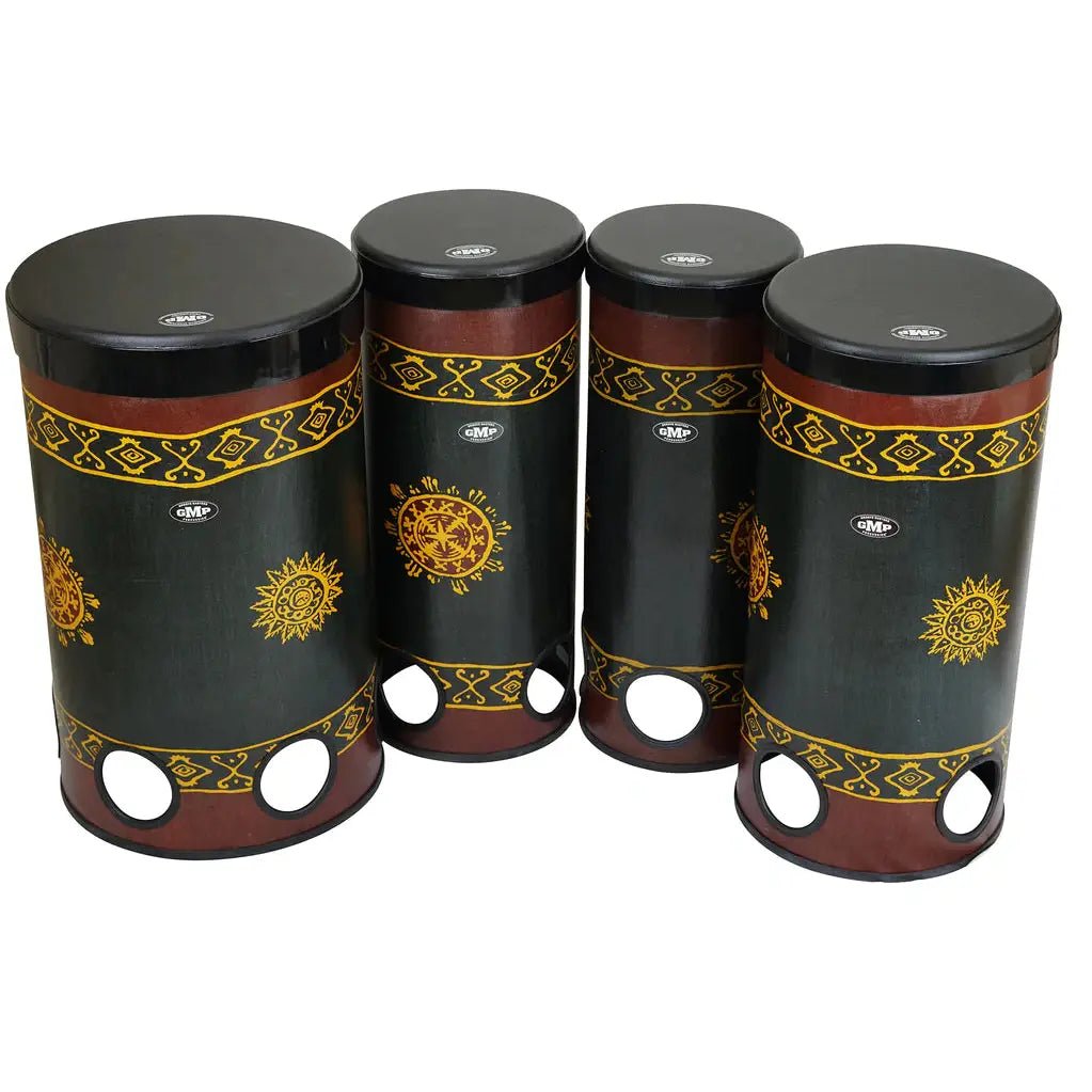Tubolo, Stackable w/ Pop-Off Head - Baliku Chocolate (3 Sizes & Set) - Empire Music Co. Ltd--Groove Masters Percussion