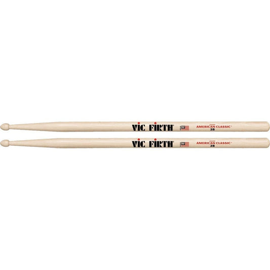 Vic Firth 2B Drum Sticks, Wooden Tip - 2B - Empire Music Co. Ltd-drum stick-Vic Firth